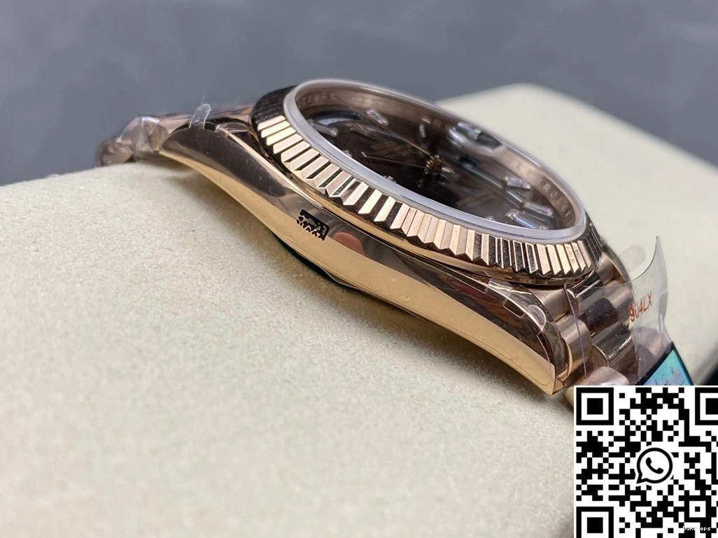 Factory Chocalate Steel Tungsten Rolex Date v5 Dial QF Day M228235-0003 0420